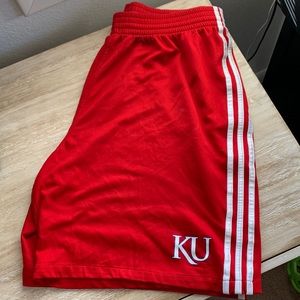 KU basketball shorts